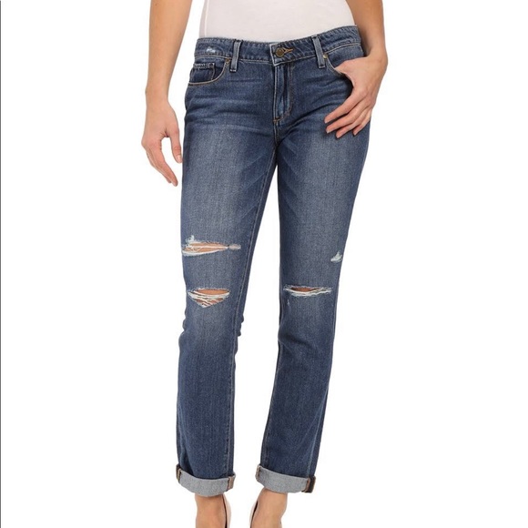 PAIGE Denim - PAIGE Jimmy Jimmy Skinny Brady Destructed Jeans